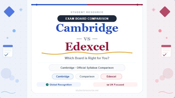 Cambridge vs. Edexcel